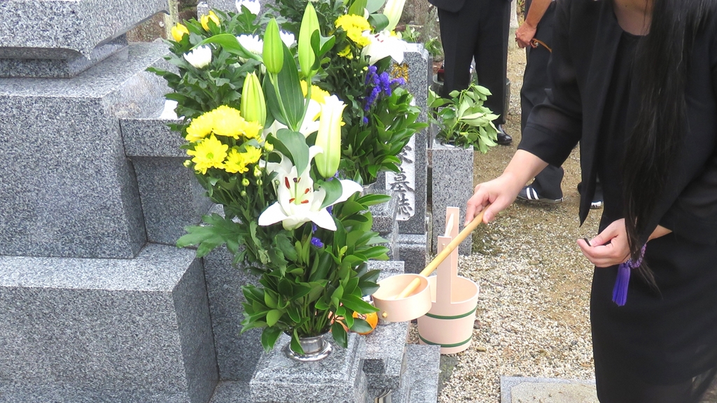 お墓参り手順